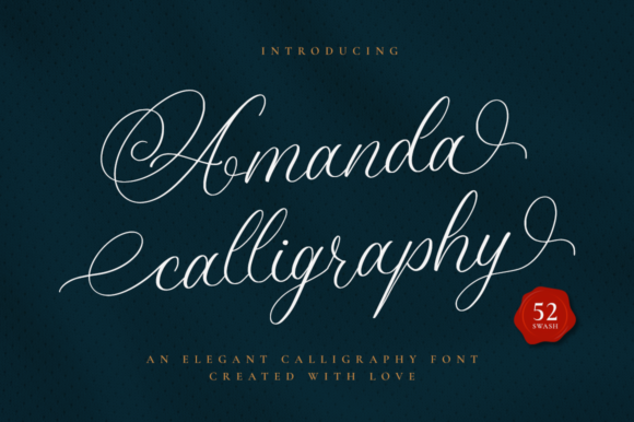 Amanda Calligraphy for Handmade Creators and Design Enthusiasts