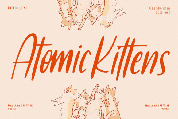 Atomic Kittens: A Timeless Script Handwritten Font