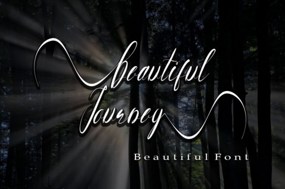 Beautiful Journey Font for Editorial Design and Creative Branding