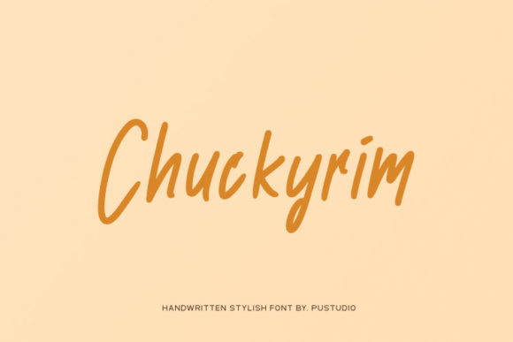 Chuckyrim: A Font That Brings Handwritten Charm to Every Project