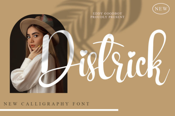 Districk: A Script Font for Elegant Editorial Design