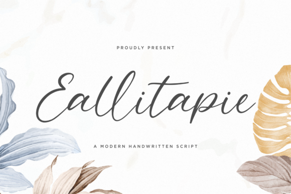 Eallitapie: A Script Handwritten Font for Creative Branding
