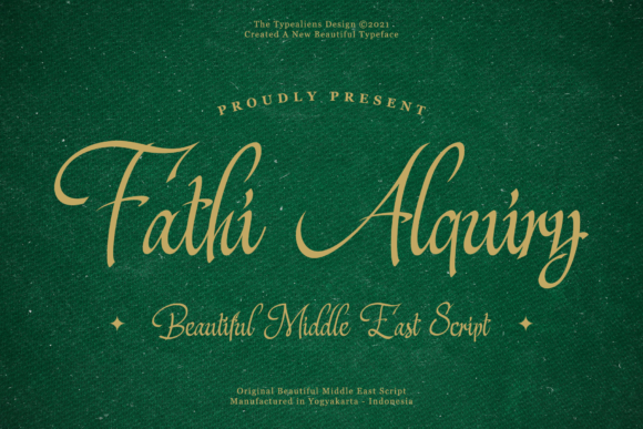 Fathi Alquiry: A Timeless Script Handwritten Font for Designers