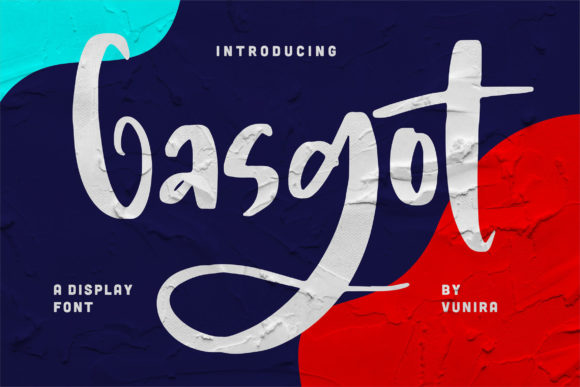 Gasgot: A Bold Script Font for Dynamic Branding