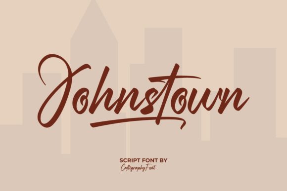 Johnstown: A Script Handwritten Font for Sophisticated Branding