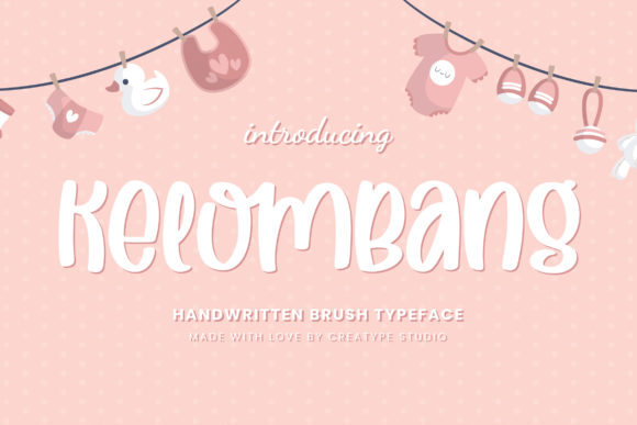 Kelombang: A Script Handwritten Font for Branding Magic