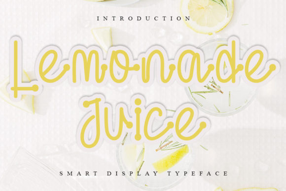 Lemonade Juice: A Delicate Script Font for Elegant Branding