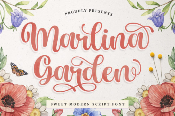 Marlina Garden: A Romantic Script Font for Elegant Branding