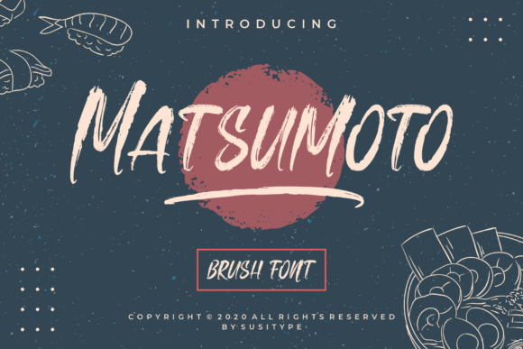 Matsumoto: A Brush-Style Font for Handmade Creativity