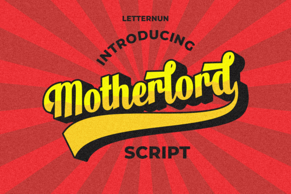 Motherlord: A Bold Script Font for Timeless Branding