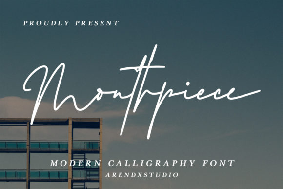 Mouthpiece: A Script Handwritten Font for Creative Branding and Design