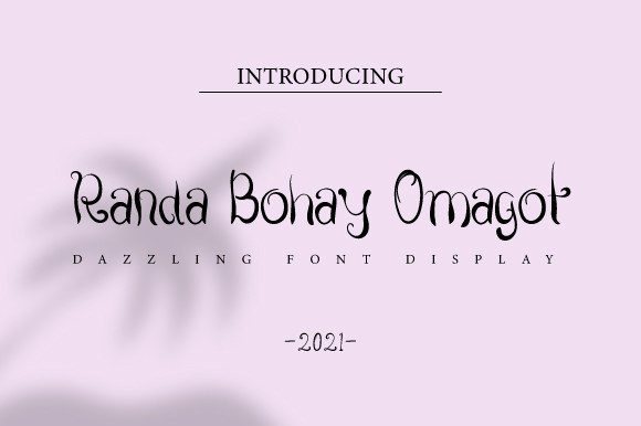 Randa Bohay Omagot: A Script Handwritten Font for Crafters and Designers