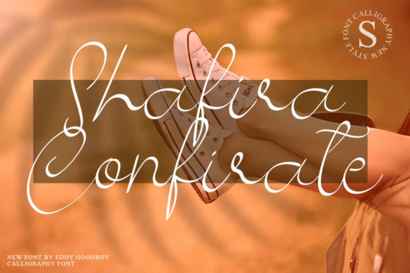 Shafira Confirate: A Script Handwritten Font for Crafters and Designers