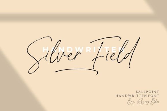 Silver Fields: A Script Handwritten Font for Creative Campaigns