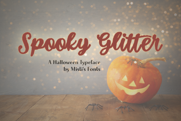 Spooky Glitter: A Script Handwritten Font for Creative Branding