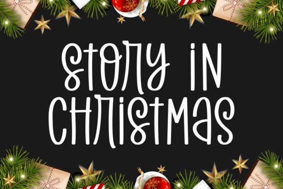 Story in Christmas: A Playful Script Font for Creative Projects