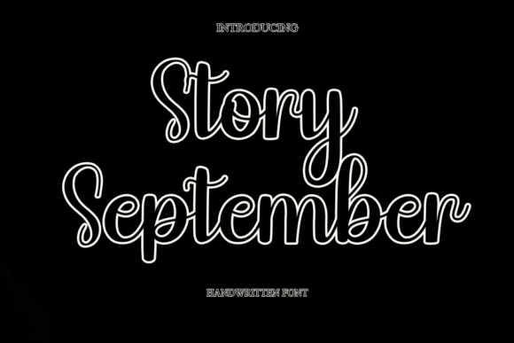 Story September: A Timeless Script Font for Branding and Design