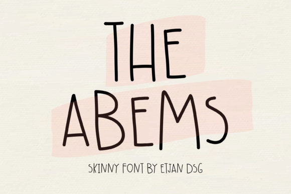 The Abems: A Script Handwritten Font for Authentic Branding