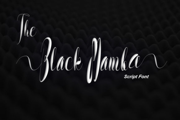 The Black Mamba: A Script Font for Campaigns That Stand Out