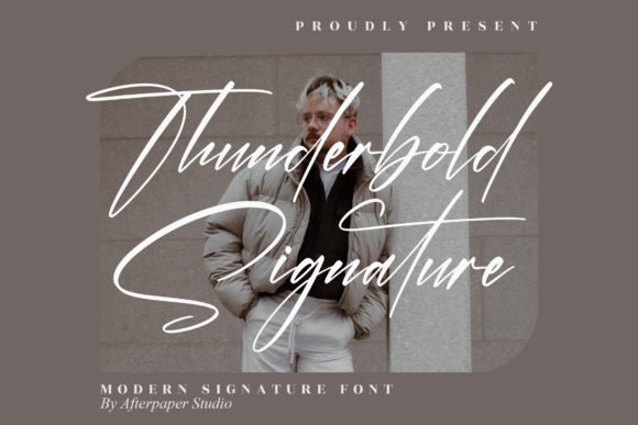 Thunderbold Signature: A Script Handwritten Font for Campaign Creativity