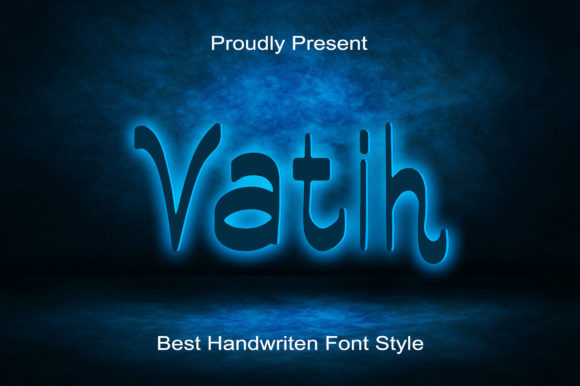 Vatih: A Script Handwritten Font for Creative Branding