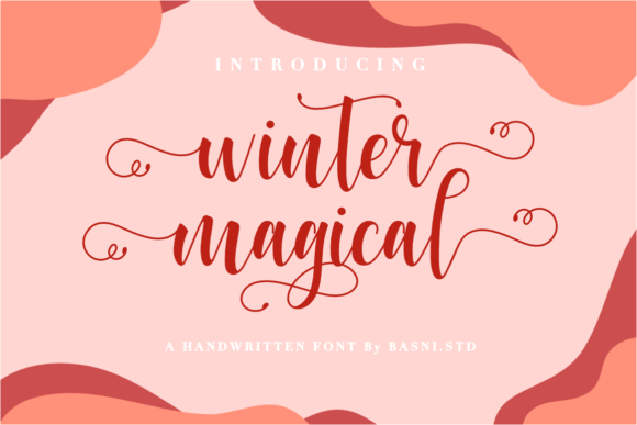 Winter Magical: A Script Handwritten Font for Editorial Design and Branding